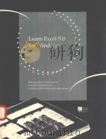 LEARN EXCEL 5.0 FOR WINDOWS（1994 PDF版）