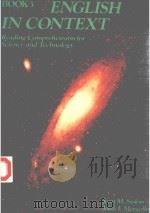 ENGLISH IN CONTEXT READING COMPREHENSION FOR SCIENCE AND TECHNOLOGY BOOK 3（1986 PDF版）
