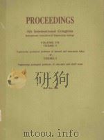 PROCEEDINGS 4TH INTERNATIONAL CONGRESS INTERNATIONAL ASSOCIATIE OF ENGINEERING GEOLOGY VOL.Ⅶ THEME 4（1982 PDF版）