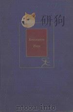 RESTORATION PLAYS（1953 PDF版）