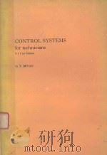 CONTROL SYSTEMS FOR TECHNICIANS（1970 PDF版）