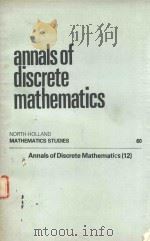 ANNALS OF DISCRETE MATHEMATICS（1982 PDF版）