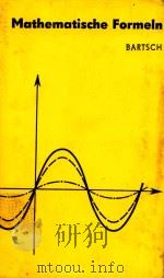 MATHEMATISCHE FORMELN 1979 PDF电子版封面