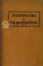 INTERNATIONAL SERIES IN PURE AND APPLIED PHYSICS（1959 PDF版）