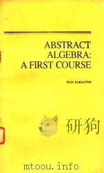 ABSTRACT ALGEBRA:A FIRST COURSE（1980 PDF版）