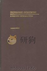 INORGANIC CHEMISTRY A MODERN INTRODUCTION（1982 PDF版）