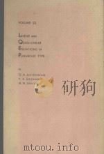 LINEAR AND QUASI-LINEAR EQUATIONS OF PARABOLIC TYPE（1968 PDF版）