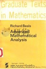 ADVANCED MATHEMATICS ANALYSIS（1973 PDF版）