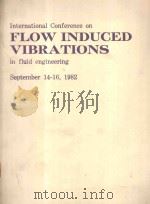 FLOW INDUCED VIBRATIONS IN FLUID ENGINEERING（1982 PDF版）