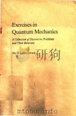 EXERCISE IN QUANTUM MECHANICS（1987 PDF版）
