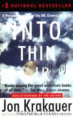 INTO THIN AIR:A PERSONAL ACCOUNT OF THE MOUNT EVEREST DISASTER 1997 PDF电子版封面 0385494786 JON KRAKAUER