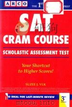SAT CRAM COURSE THIRD EDITION（1986 PDF版）