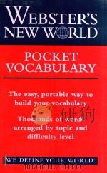 WEBSTER'S NEW WORLD POCKET VOCABULARY（1999 PDF版）