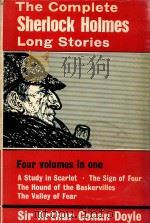 THE COMPLETE SHERLOCK HOLMES LONG STORIES PDF电子版封面 SIR ARTHUR CONAN DOYLE