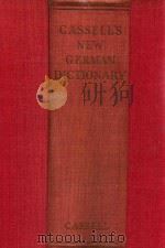 CASSELL'S GERMAN & ENGLISH DICTIONARY（1957 PDF版）