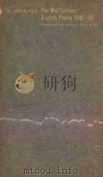 THE MID CENTURY ENGLISH POETRY 1940-60（1965 PDF版）