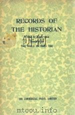 RECORDS OF THE HISTORIAN（1975 PDF版）