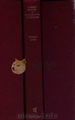 A SHORT HISTORY OF COMPARATIVE LITERATURE（1970 PDF版）