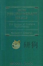 HOW PSYCHO-THERAPY HEALS:THE PROCESS OF INTENSIVE PSYCHOTHERAPY（1987 PDF版）