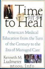 TIME TO HEAL 1999 PDF电子版封面 0195118375