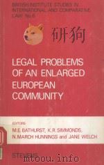 Legal problems of an enlarged european community（1972 PDF版）