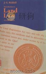 INTRODUCTION TO LAND LAW SECOND EDITION（1979 PDF版）