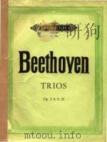 Trios PDF电子版封面 L.van Beethoven曲