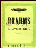 Klaviertrios PDF电子版封面 Johannes Brahms曲