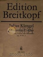 Kindertrio G-Dur PDF电子版封面 Julius Klengel曲