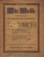 Trio-Sonate D dur PDF电子版封面 J.F.Fasch曲