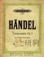 Triosonaten Opus 5:Fur zwei Violinen und continuo（ PDF版）