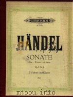 Sonate B dur Op.2 Nr.4（ PDF版）