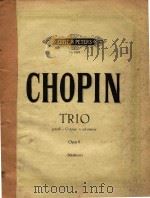 Trio PDF电子版封面 Fr.Chopin曲