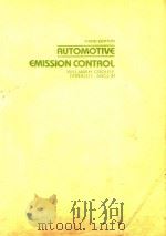 AUTOMOTIVE EMISSION CONTROL THIRD EDITION（1983 PDF版）