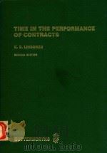 Time in the performance of contracts（1982 PDF版）
