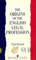 The origins of the english legal profession（1992 PDF版）