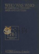 Who Was Who in American History-Arts and Letters（1975 PDF版）