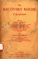 THE RECOVERY ROOM A SYMPOSIUM（1958 PDF版）