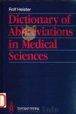 DICTIONARY OF ABBREVIATIONS IN MEDICAL（1989 PDF版）