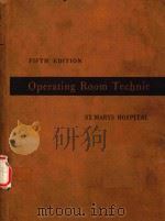 OPERATING ROOM TECHNIC 1957 PDF电子版封面