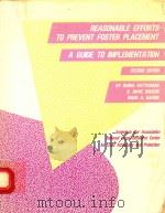 Reasonable efforts to prevent foster placement（1987 PDF版）
