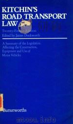 Kitchin's road transport law（1983 PDF版）