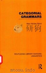 CATEGORIAL GRAMMARS（1993 PDF版）
