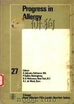 PROGRESS IN ALLERGY 1980 PDF电子版封面