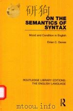 ON THE SEMANTICS OF SYNTAX MOOD AND CONDITION IN ENGLISH（1979 PDF版）