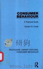 CONSUMER BEHAVIOUR A PRACTICAL GUIDE（1980 PDF版）