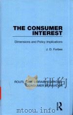THE CONSUMER INTEREST DIMENSIONS AND POLICY IMPLICATIONS（1987 PDF版）