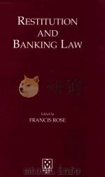 Restitution and Banking Law（1998 PDF版）