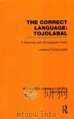 THE CORRECT LANGUAGE:TOJOLABAL A GRAMMAR WITH ETHNOGRAPHIC NOTES（1976 PDF版）