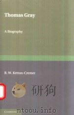 THOMAS GRAY A BIOGRAPHY（1955 PDF版）